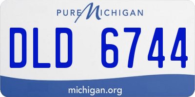 MI license plate DLD6744