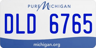 MI license plate DLD6765