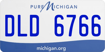 MI license plate DLD6766