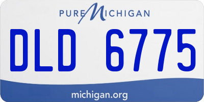 MI license plate DLD6775