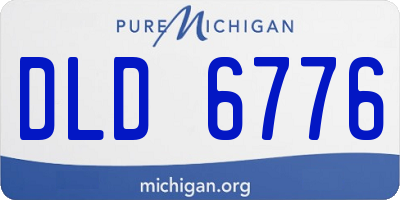 MI license plate DLD6776