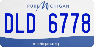 MI license plate DLD6778
