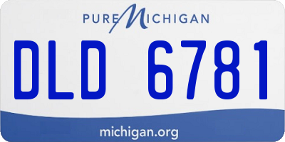 MI license plate DLD6781
