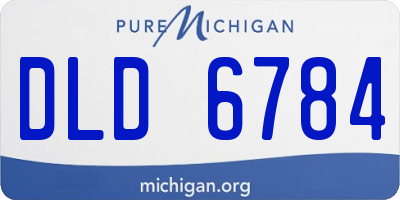 MI license plate DLD6784