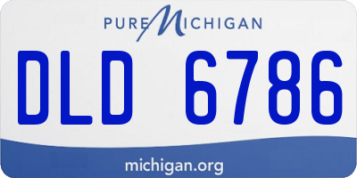 MI license plate DLD6786