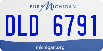 MI license plate DLD6791