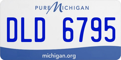 MI license plate DLD6795