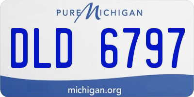 MI license plate DLD6797