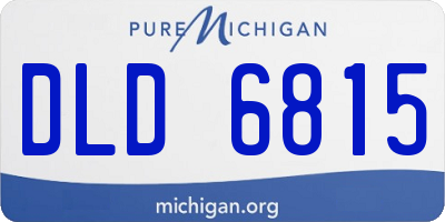 MI license plate DLD6815
