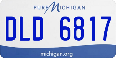 MI license plate DLD6817