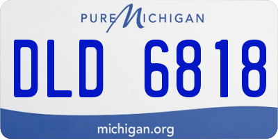 MI license plate DLD6818
