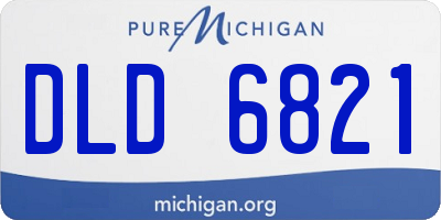 MI license plate DLD6821