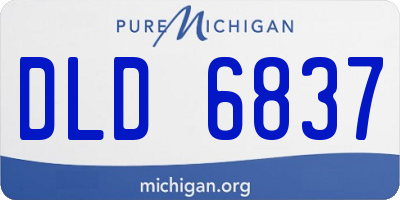 MI license plate DLD6837