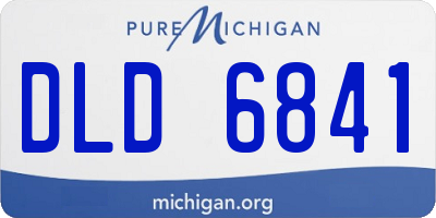 MI license plate DLD6841