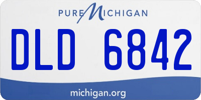 MI license plate DLD6842