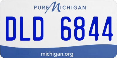 MI license plate DLD6844