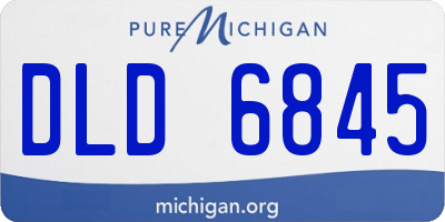 MI license plate DLD6845