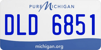 MI license plate DLD6851