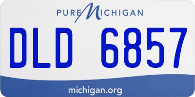 MI license plate DLD6857