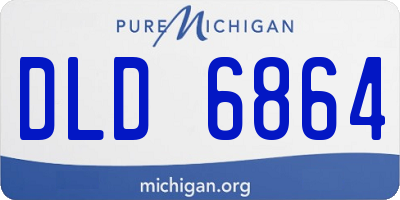 MI license plate DLD6864