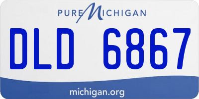 MI license plate DLD6867