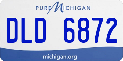 MI license plate DLD6872