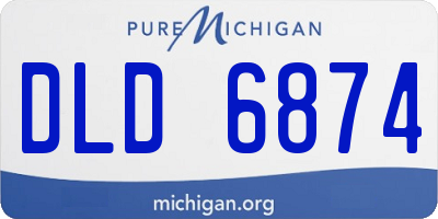 MI license plate DLD6874