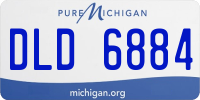 MI license plate DLD6884