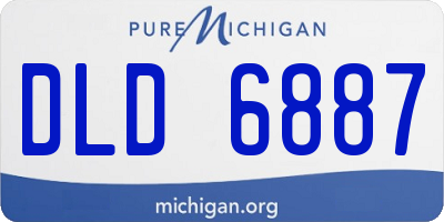 MI license plate DLD6887