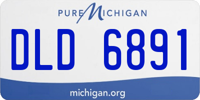 MI license plate DLD6891