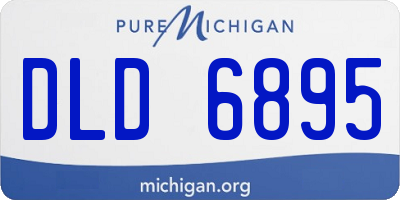 MI license plate DLD6895