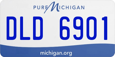MI license plate DLD6901