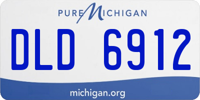 MI license plate DLD6912