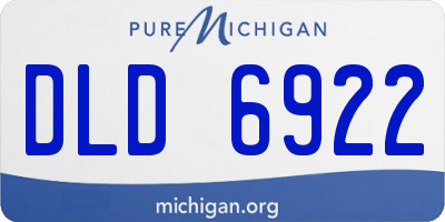 MI license plate DLD6922