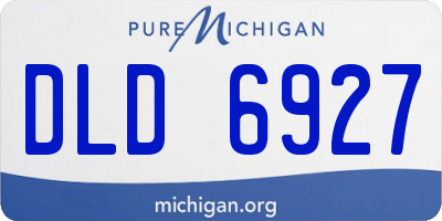 MI license plate DLD6927