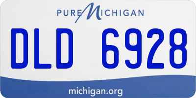 MI license plate DLD6928