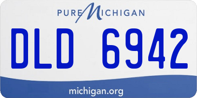 MI license plate DLD6942