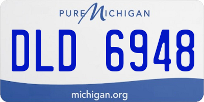 MI license plate DLD6948