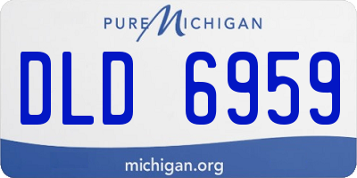 MI license plate DLD6959
