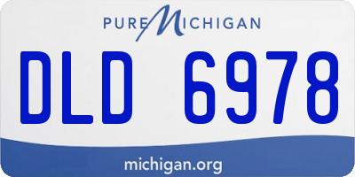 MI license plate DLD6978