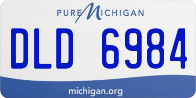 MI license plate DLD6984