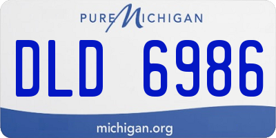 MI license plate DLD6986