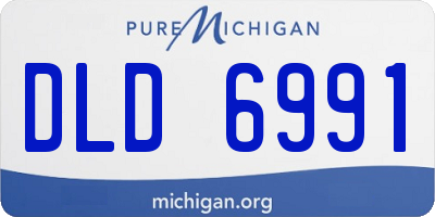 MI license plate DLD6991
