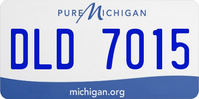 MI license plate DLD7015