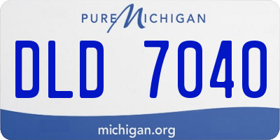 MI license plate DLD7040