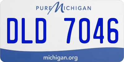 MI license plate DLD7046