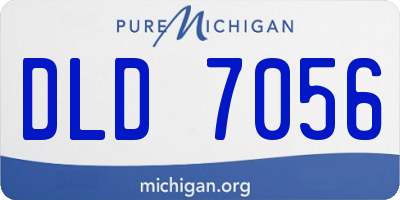 MI license plate DLD7056