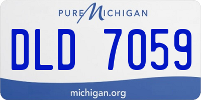 MI license plate DLD7059