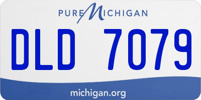 MI license plate DLD7079