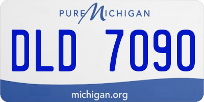 MI license plate DLD7090